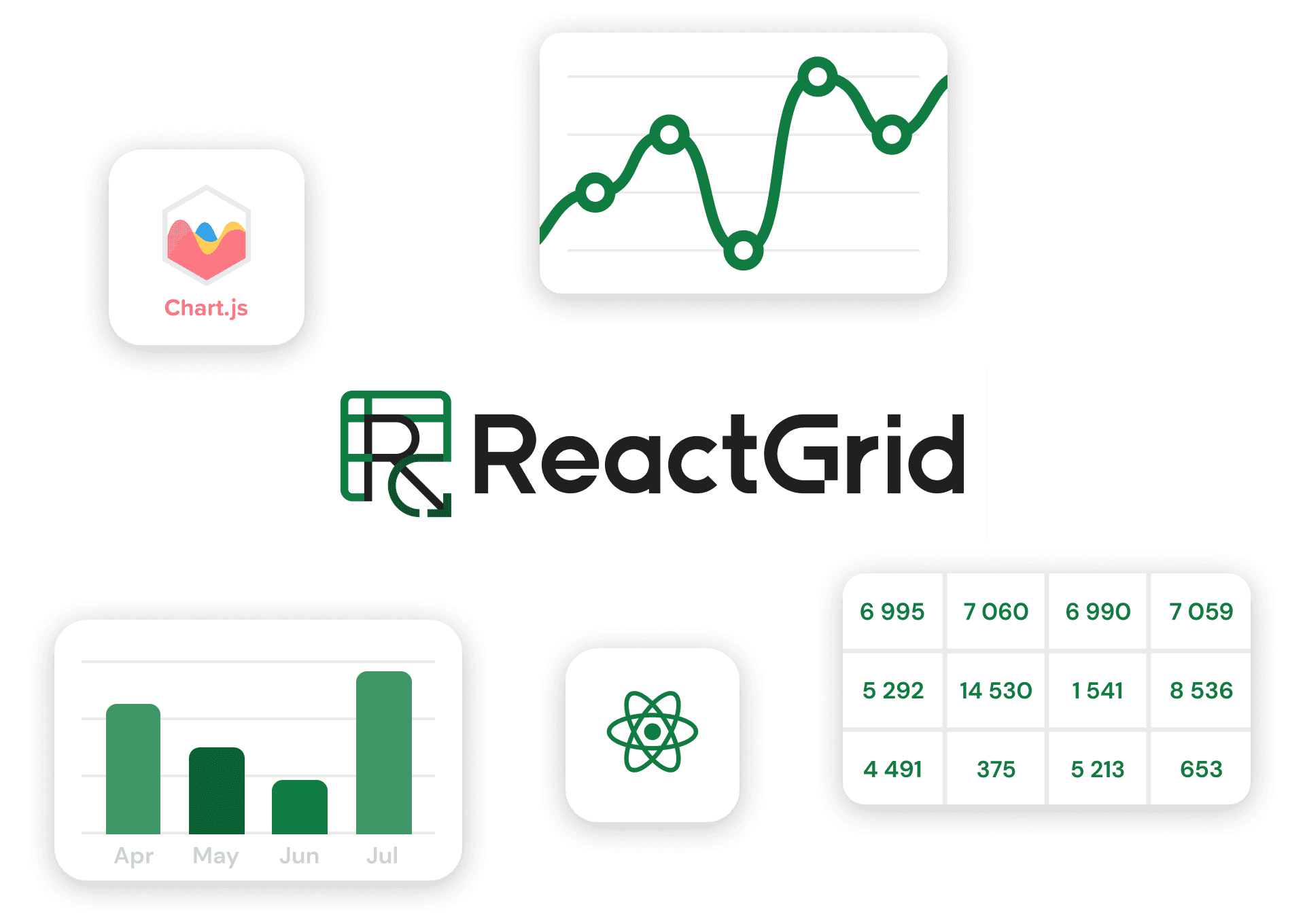 Financial liquidity planner with ReactGrid and Chart.js